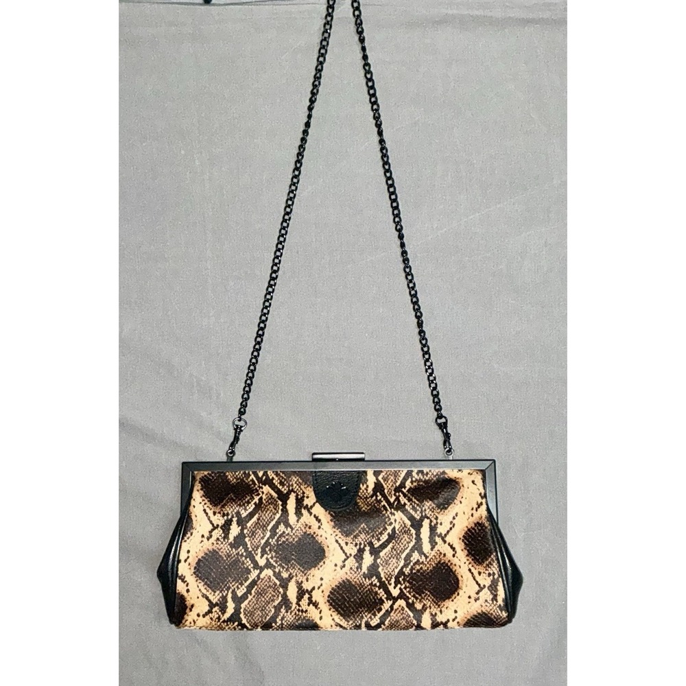 Patrica Nash Python Athena Frame Clutch NWOT